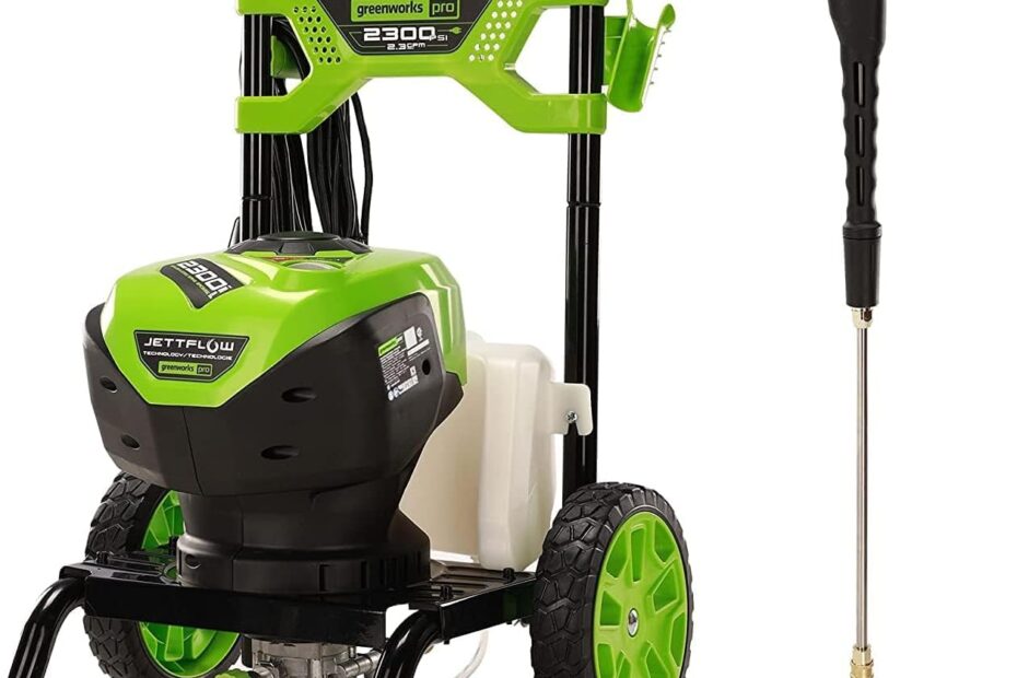 Power Up Your Clean: A Review of the Greenworks 2300 PSI TruBrushless Electric Pressure Washer