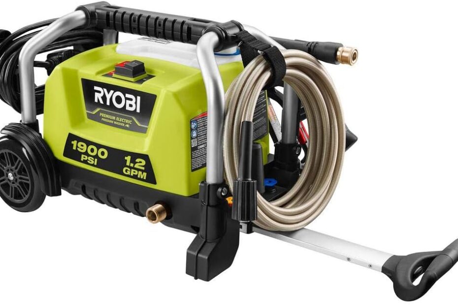 Power Up Your Cleaning: RYOBI 1900 PSI Electric Pressure Washer Review