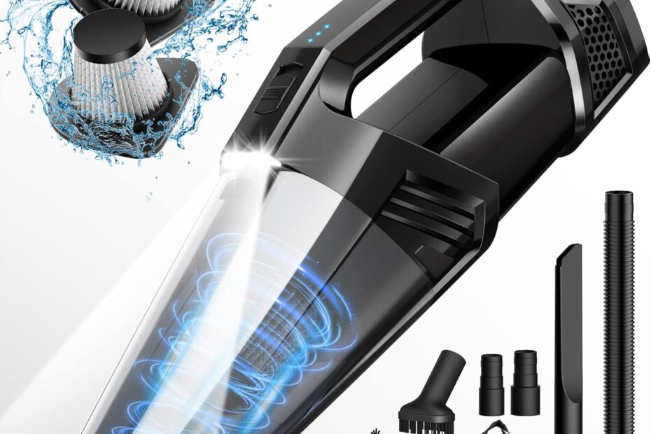 Power Up Your Cleaning: The Ultimate Cordless Handheld Vacuum for Home and Car!