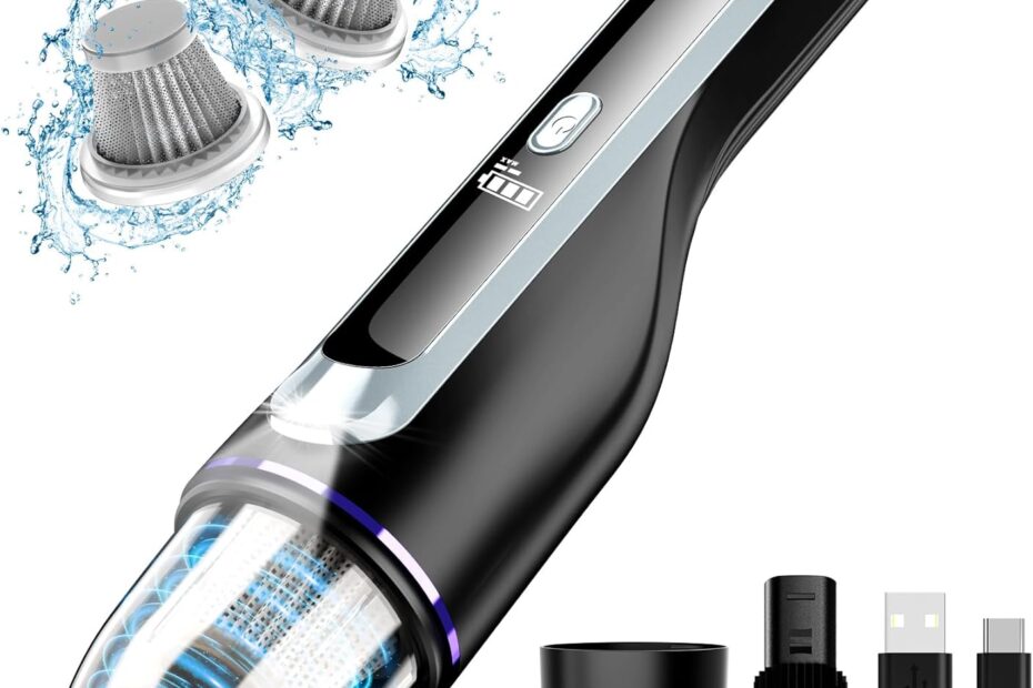 Powerful & Portable: The Ultimate Handheld Vacuum for Cars and Homes!
