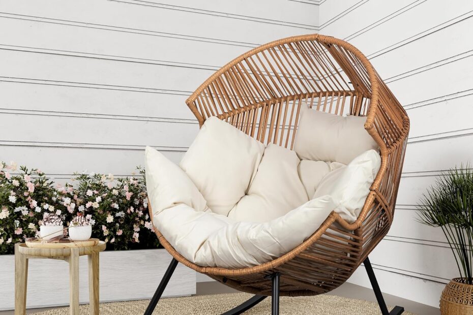 Relax in Style: Shintenchi Oversized Wicker Egg Chair Review