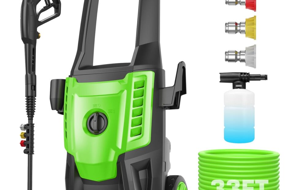 Rev Up Clean: The 5000PSI Electric Pressure Washer Review