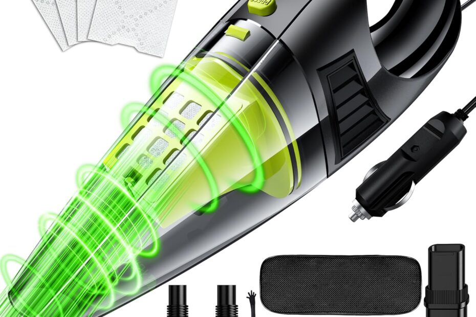Rev Up Cleanliness: A Review of the New Portable Car Vacuum with Powerful Suction!