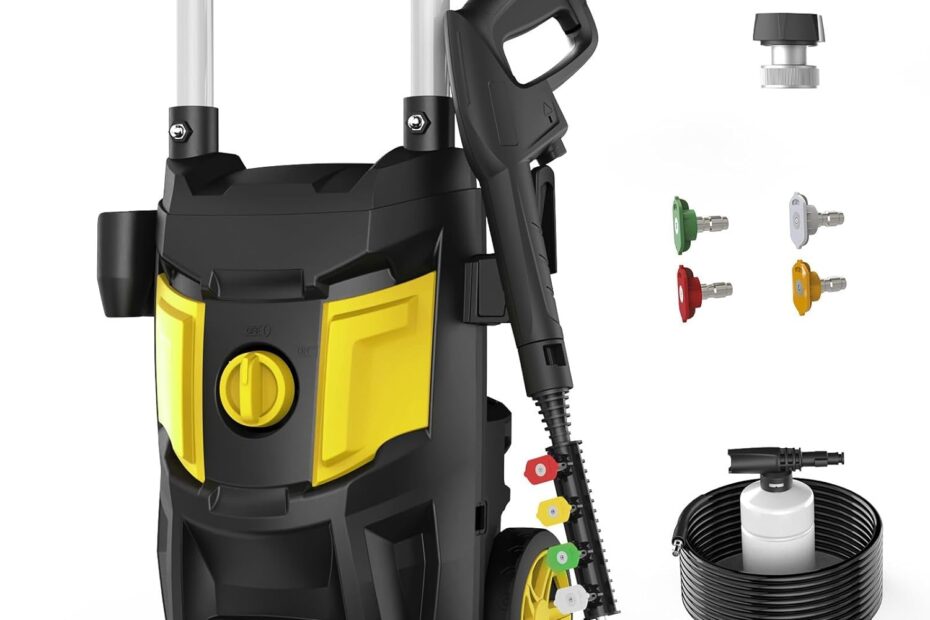 Rev Up Your Cleaning Game: Explore the Power of the 4500 PSI Electric Pressure Washer!