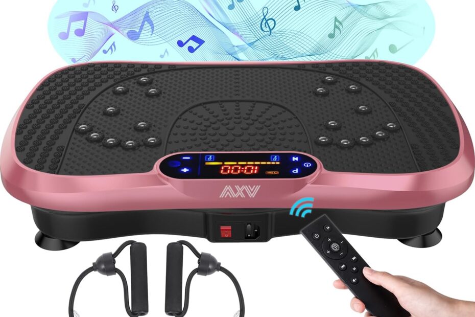 Rev Up Your Fitness: AXV Vibration Plate for Effective Full-Body Workouts!