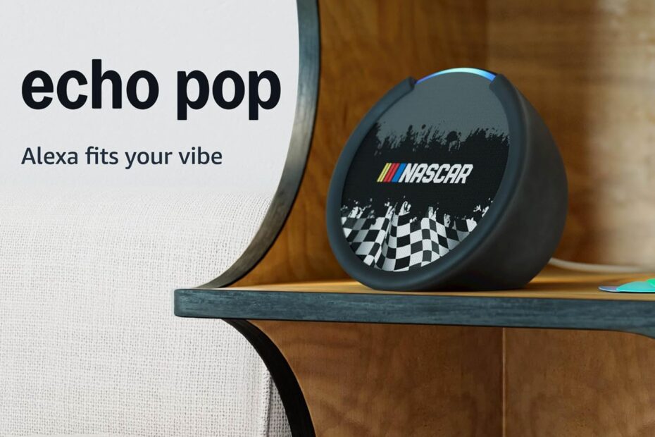 Rev Up Your Space with the NASCAR Limited-Edition Amazon Echo Pop!
