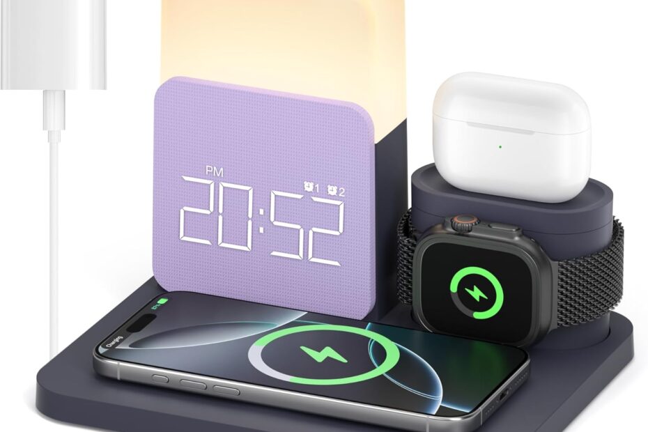 Revamp Your Nightstand: The Ultimate 7 in 1 Wireless Charging Station Review!