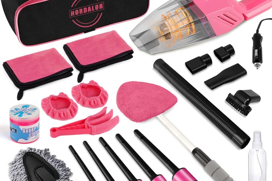 Revamp Your Ride: The Ultimate Pink Car Interior Detailing Kit Review!
