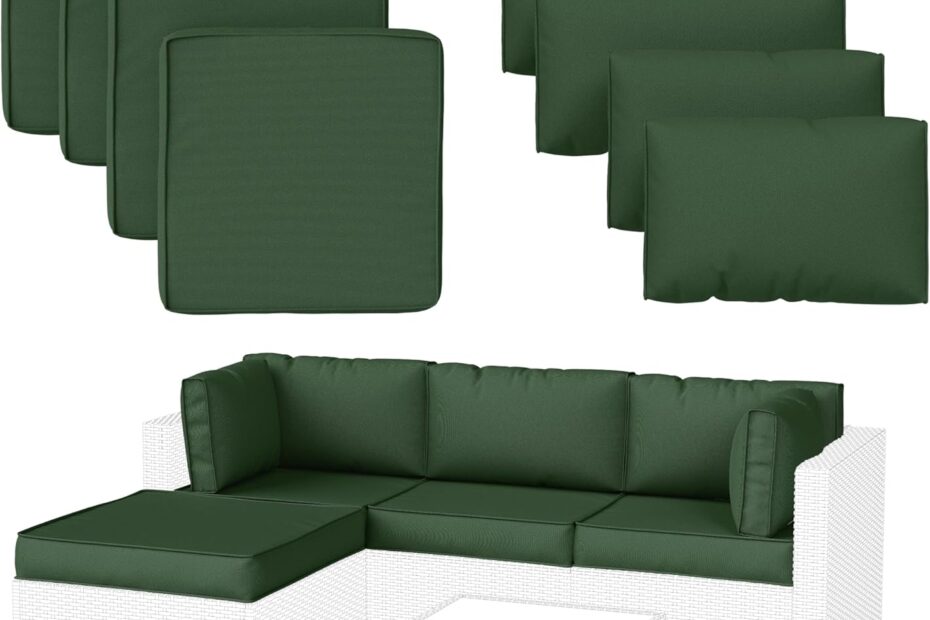 Revitalize Your Outdoor Space: Review of 9 Pack Waterproof Patio Cushion Covers