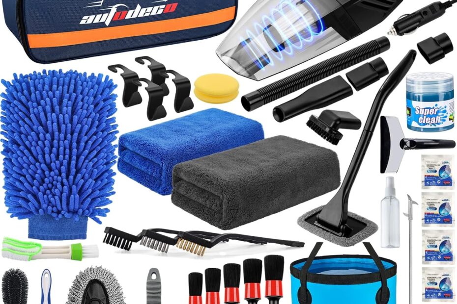 Revitalize Your Ride: A Comprehensive Review of the AUTODECO 41Pcs Car Cleaning Kit