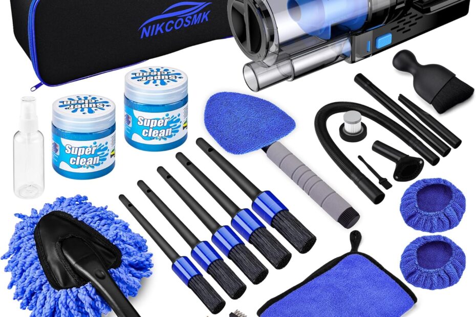 Revitalize Your Ride: The Ultimate 17pcs Car Detailing Kit Review