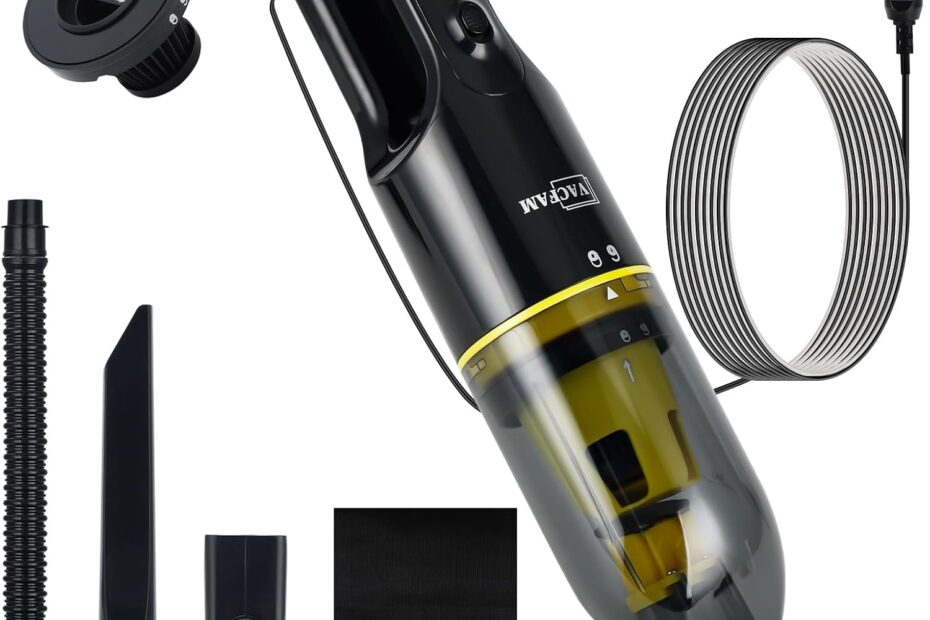 Revitalize Your Ride: The Ultimate Portable Car Vacuum for Pet Hair & Messes!