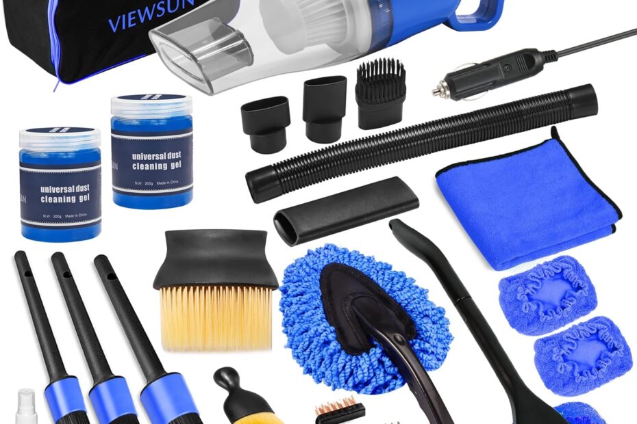 Revitalize Your Ride: The Ultimate Viewsun 18PCS Car Cleaning Kit Review