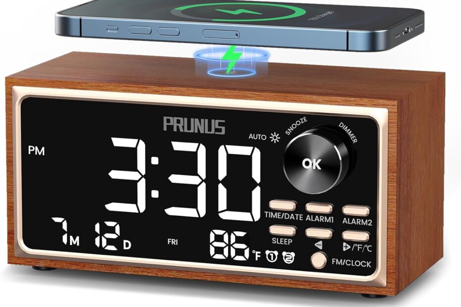 Revive Your Mornings: PRUNUS J-177 Retro Alarm Clock Radio Review