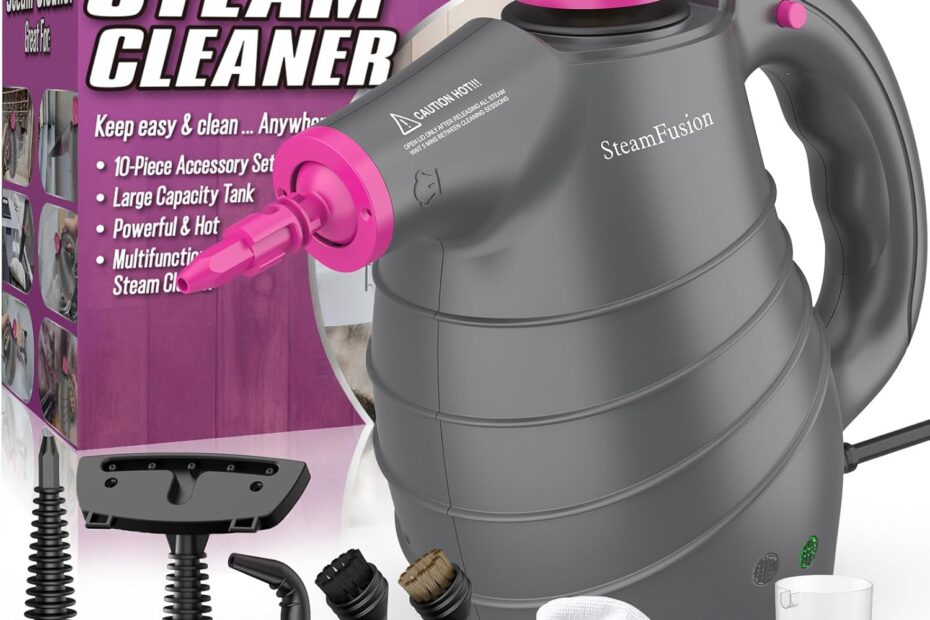 Revolutionize Your Cleaning Routine: The Ultimate Pressurized Handheld Steam Cleaner Reviewed!