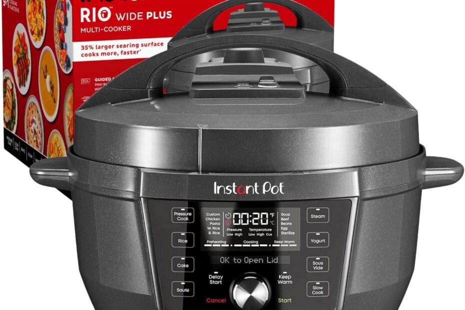 Revolutionize Your Cooking with the Instant Pot RIO Wide Plus: The Ultimate 9-in-1 Kitchen Companion!