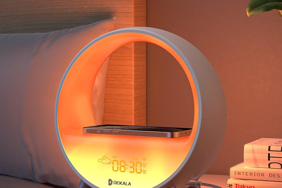 Rise and Shine: The Dekala Arches Alarm Clock for Heavy Sleepers!