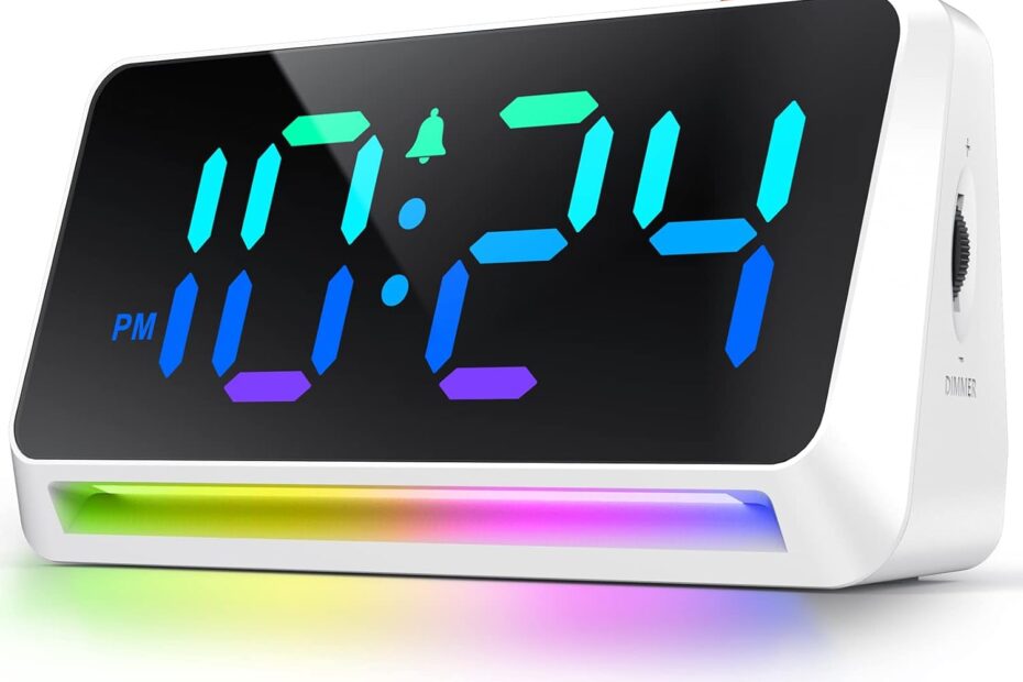 Rise and Shine: The Ultimate LED Digital Alarm Clock for Heavy Sleepers!