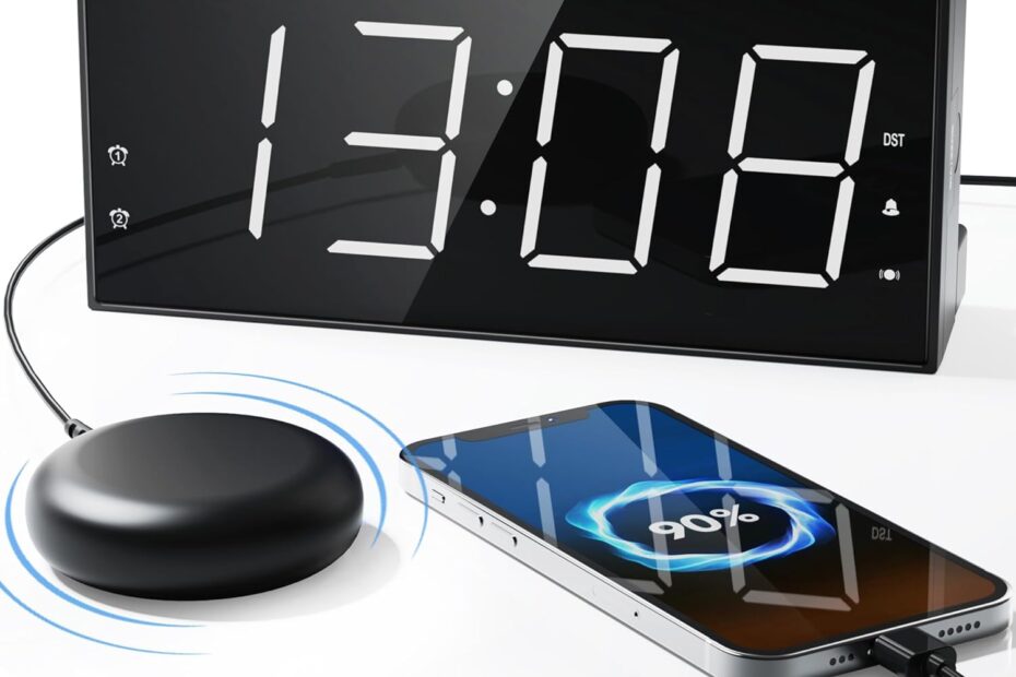 Rise and Shine: The Ultimate Loud Alarm Clock for Heavy Sleepers!