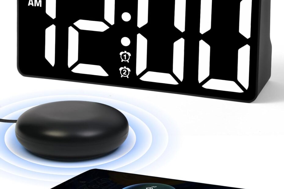 Rise and Shine: The Ultimate PPLEE Alarm Clock for Heavy Sleepers!