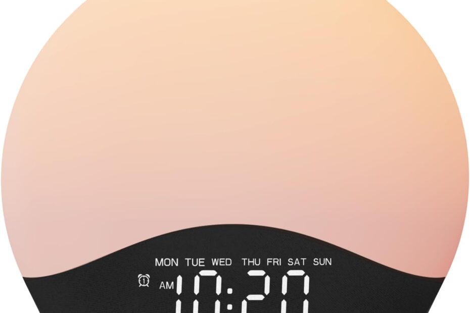 Rise and Shine: The Ultimate Sunrise Alarm Clock for Heavy Sleepers!