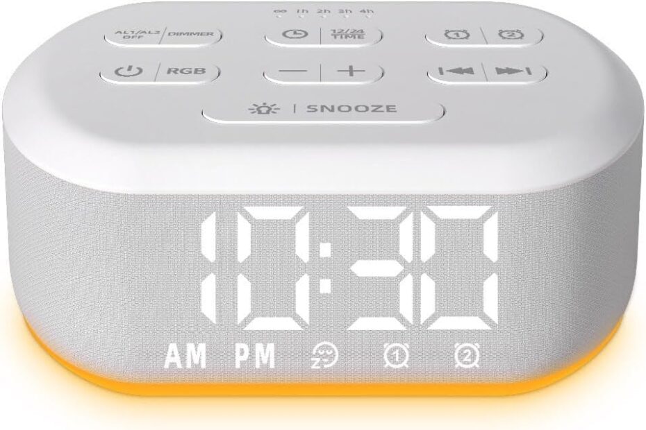 Rise & Shine: The Ultimate 3-in-1 Alarm Clock for Heavy Sleepers