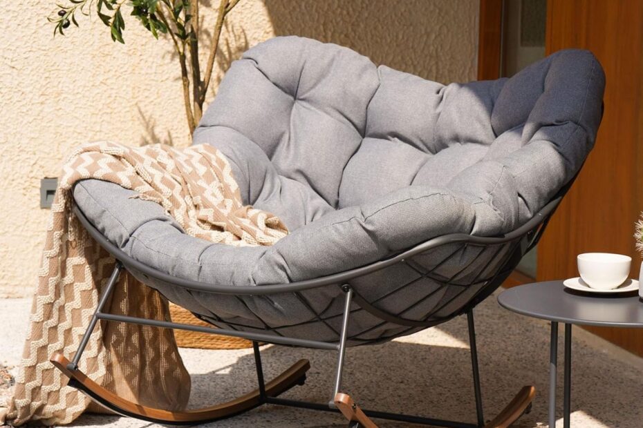 Rock Your Relaxation: Review of the Grand Patio E-Coated Outdoor Rocking Chair