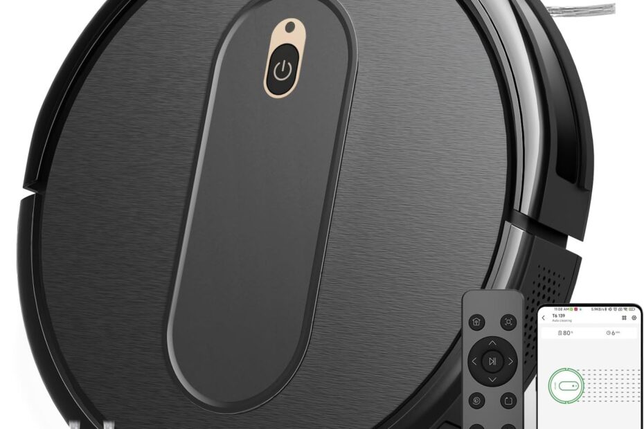 Say Goodbye to Dirt: The Ultimate Slim Robot Vacuum for Effortless Cleaning!
