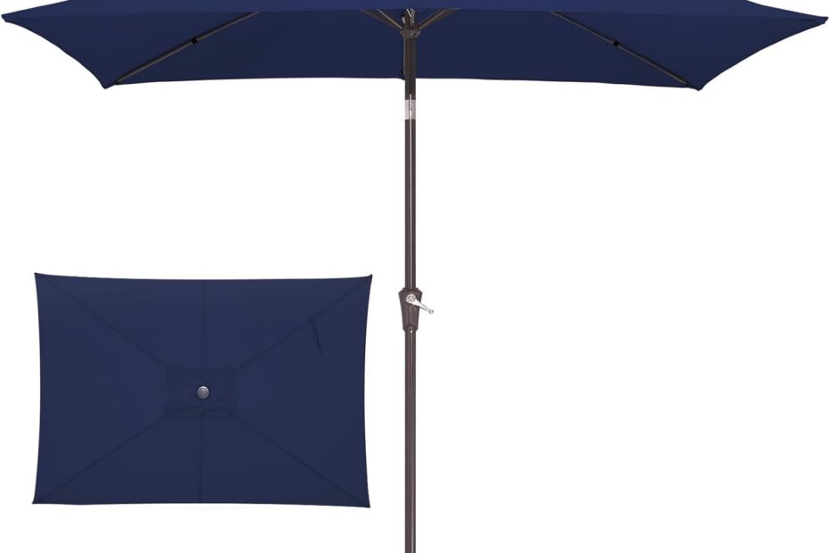 Shade and Style: Review of the JEAREY 6.5x10 ft Patio Umbrella