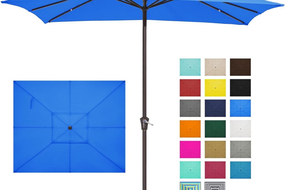 Shade in Style: Review of the JEAREY 8x10 ft Patio Umbrella