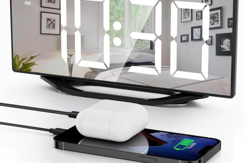 Sleek & Smart: The Ultimate Review of the 8.7" LED Mirror Alarm Clock