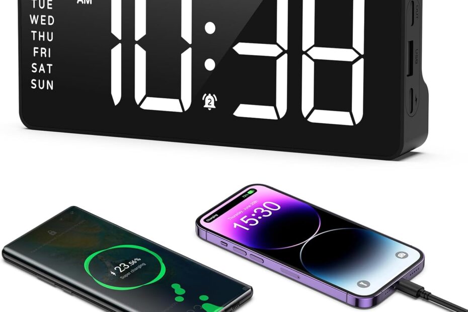 Sleep Soundly with the AMIR Digital Clock: Your Ultimate Bedroom Companion!