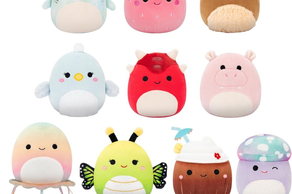 Snuggle Up with the Squishmallows 5in 10-Pack: The Ultimate Plush Review!