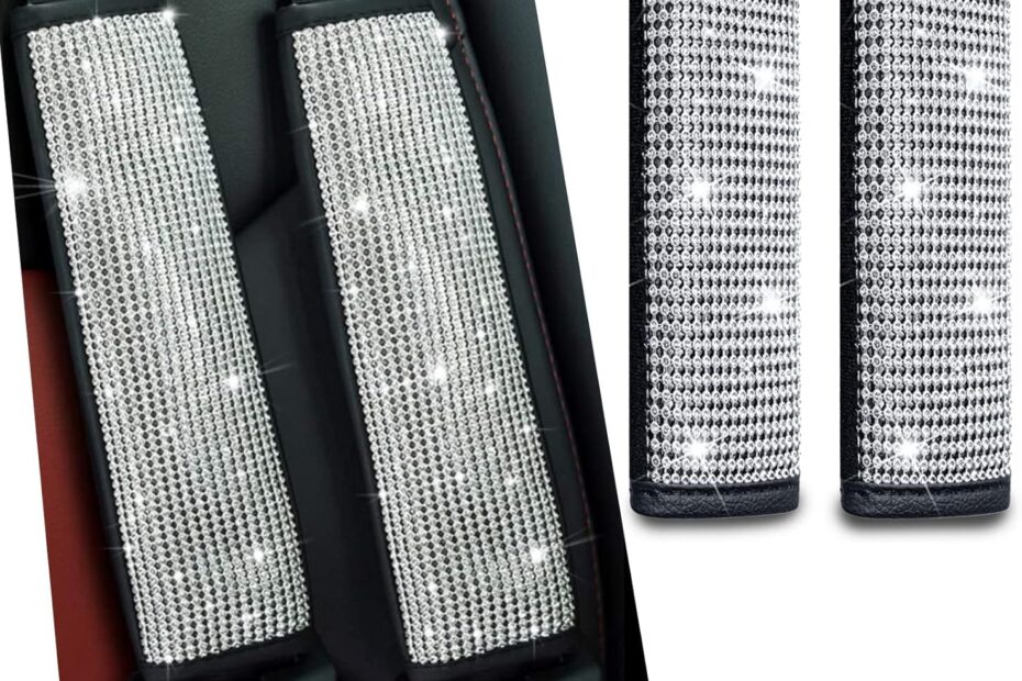Sparkle on the Road: Review of JDDRY Bling Seat Belt Covers for Women
