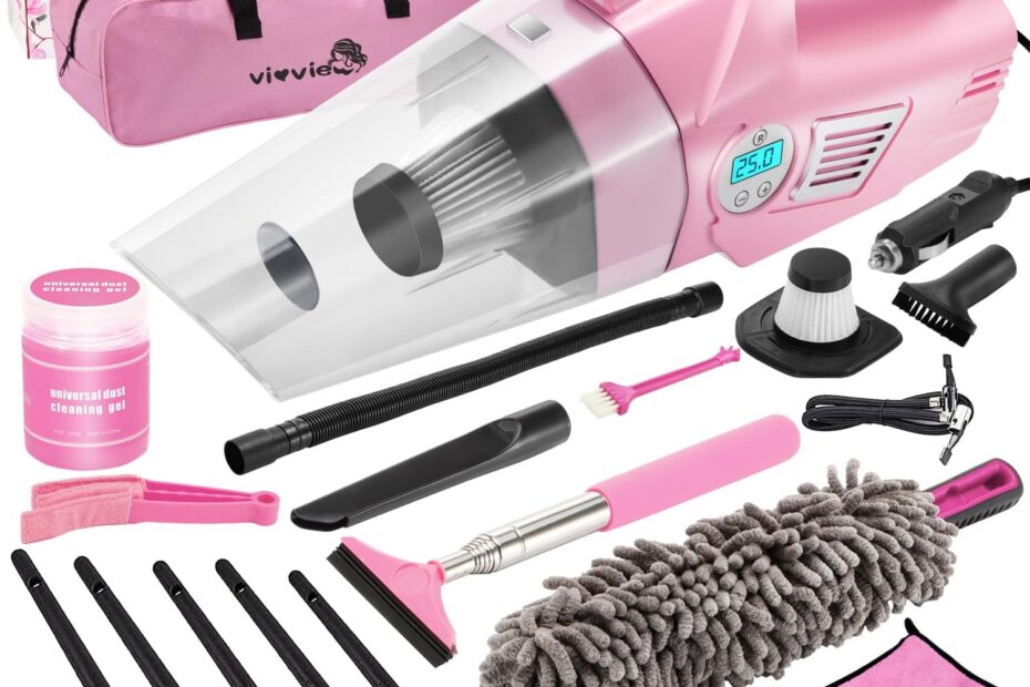 Sparkle & Shine: The Ultimate Pink Car Cleaning Kit Review for Detail Lovers!