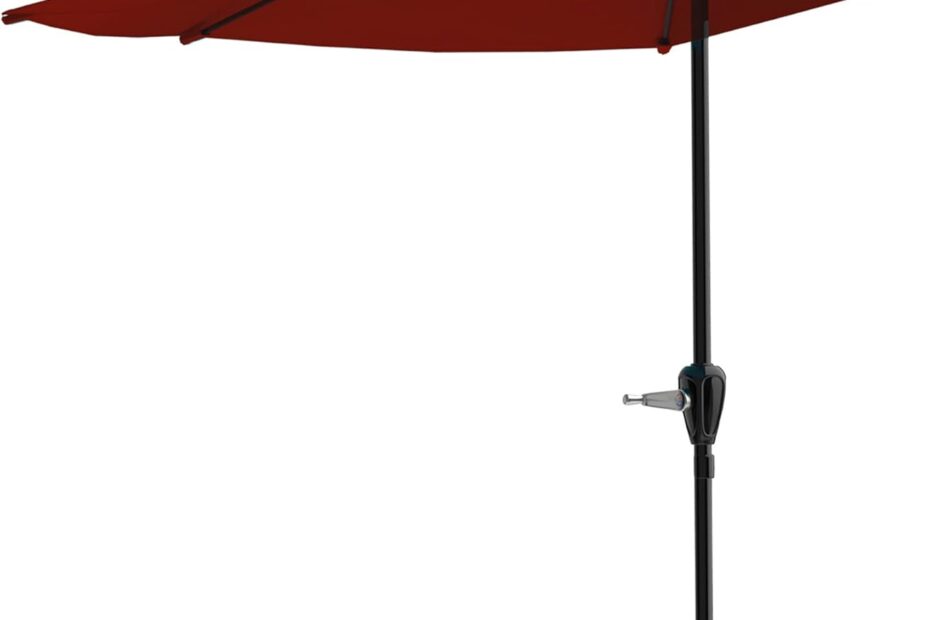 Stay Cool and Stylish: Pure Garden 9 ft Half Umbrella Review for Perfect Patio Shade!