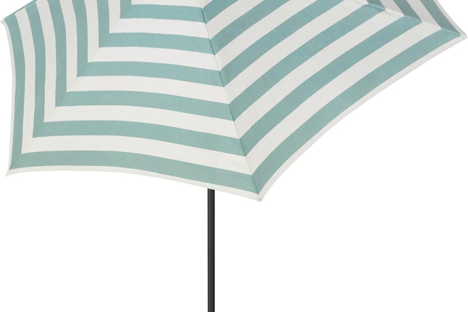 Stay Cool and Stylish: Review of the Tempera Striped Patio Umbrella