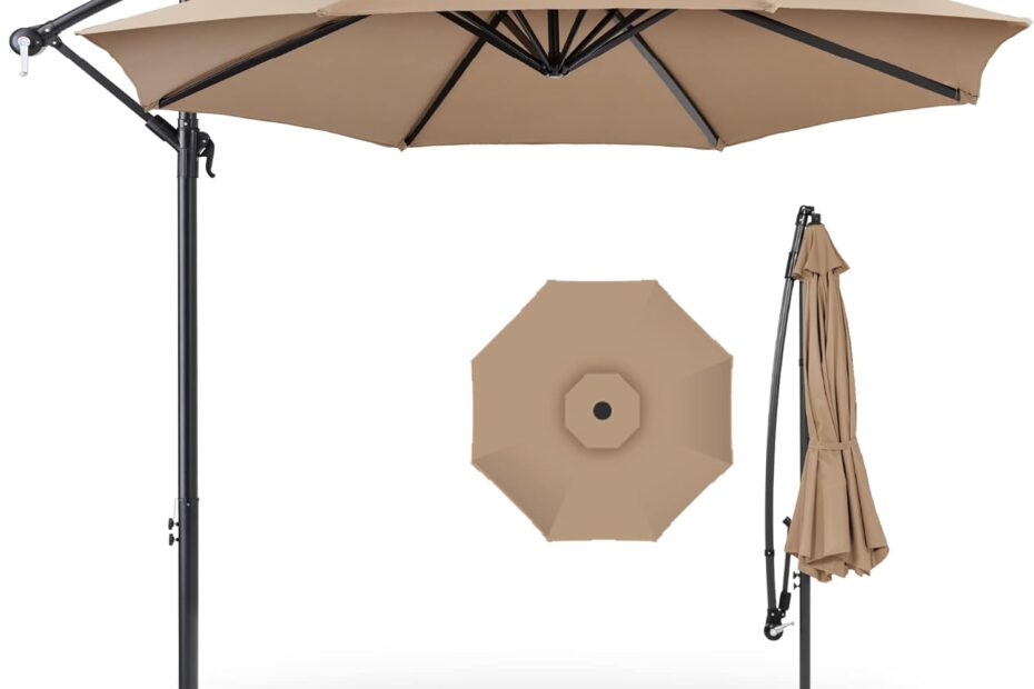 Stay Cool and Stylish: The Best Choice Products 10ft Offset Patio Umbrella Review