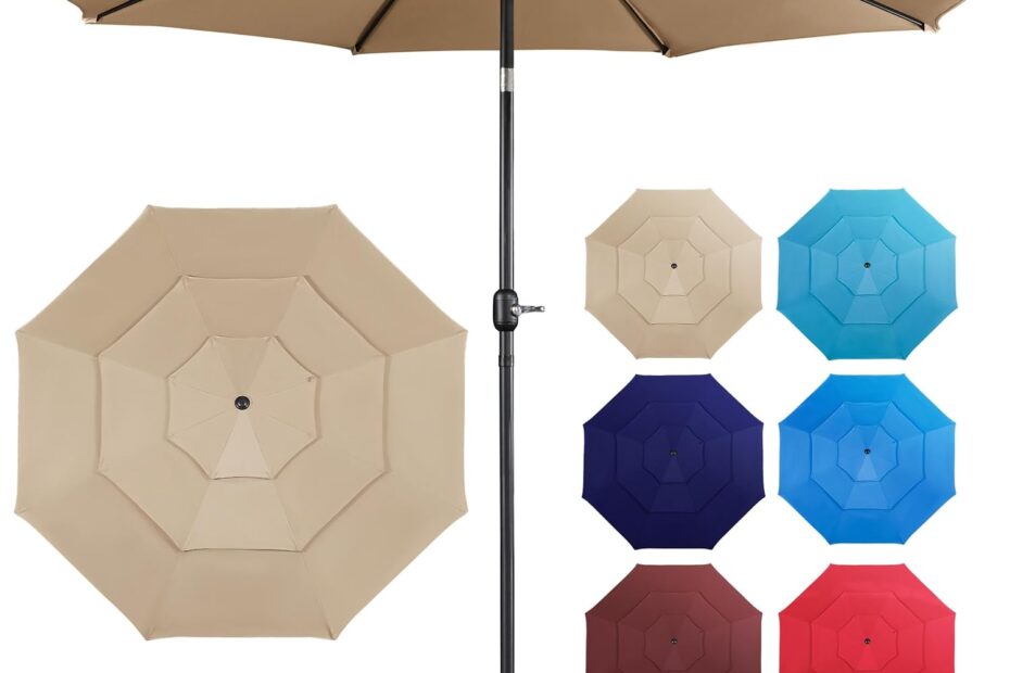 Stay Cool and Stylish: Yaheetech 10ft Patio Umbrella Review
