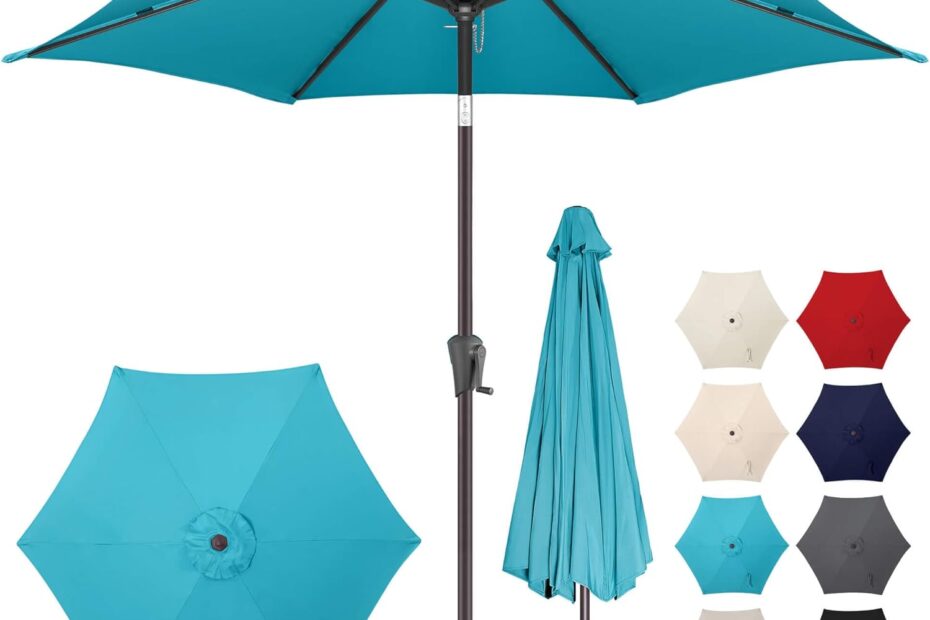 Stay Cool in Style: 7.5ft Outdoor Patio Umbrella Review!