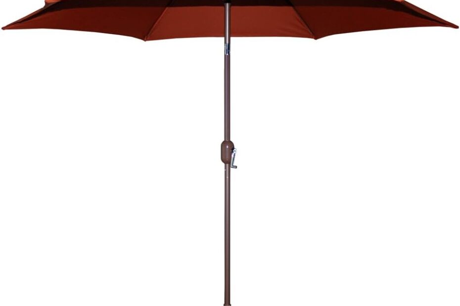 Stay Cool in Style: A Review of the 9 ft Bronze Aluminum Patio Umbrella