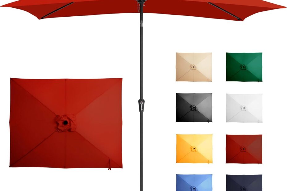 Stay Cool in Style: Ayge 6.5x10FT Patio Umbrella Review