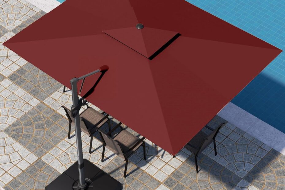 Stay Cool in Style: PHI VILLA 9' x 12' Cantilever Umbrella Review