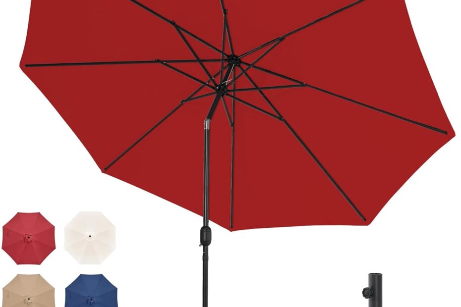 Stay Cool in Style: Sundale 10 ft Patio Umbrella Review