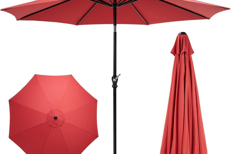 Stay Cool in Style: Sweetcrispy 9FT Patio Umbrella Review