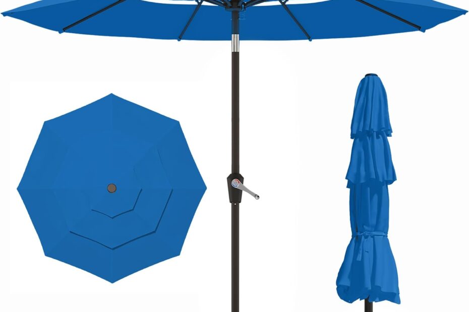 Stay Cool in Style: The PatioKingdom 9FT Royal Blue Umbrella Review