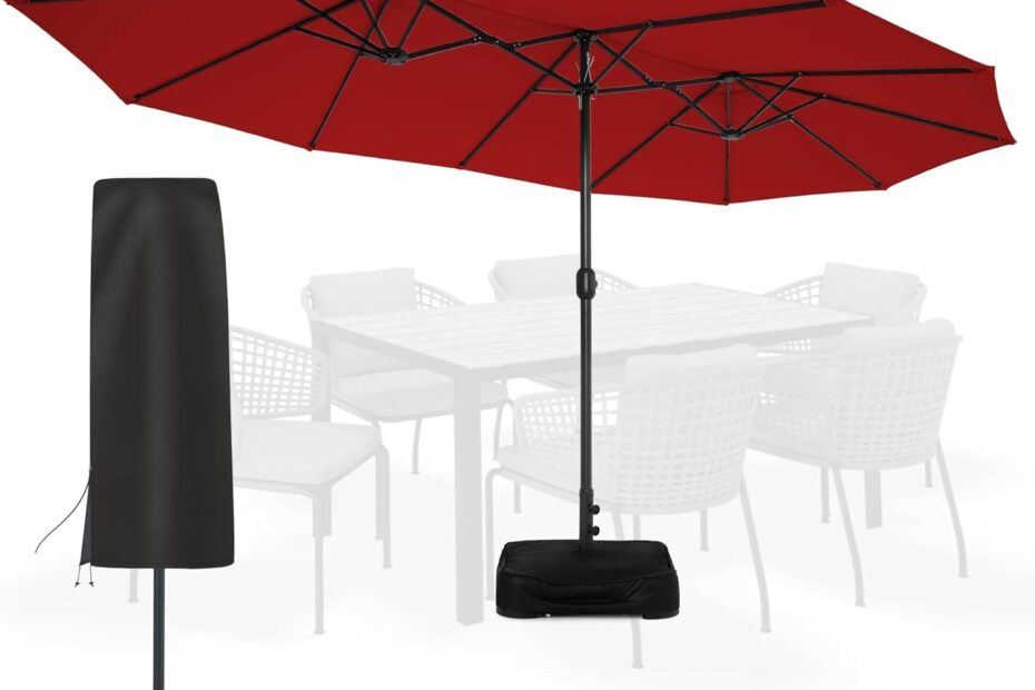 Stay Cool Outside: The Ultimate Review of the Sundale Double-Sided Patio Umbrella