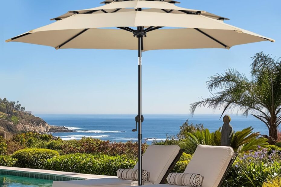Stay Cool & Stylish: Review of the wikiwiki 9 FT Patio Umbrella