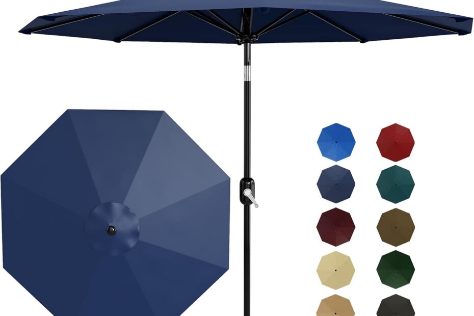 Stay Cool with Style: 9ft Patio Umbrella Review for Your Outdoor Space