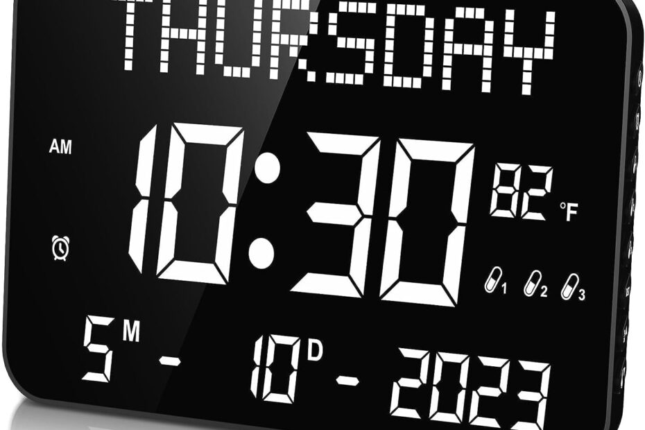 Stay on Schedule: YORTOT 11.2" Digital Calendar Clock Review - Perfect for Seniors!